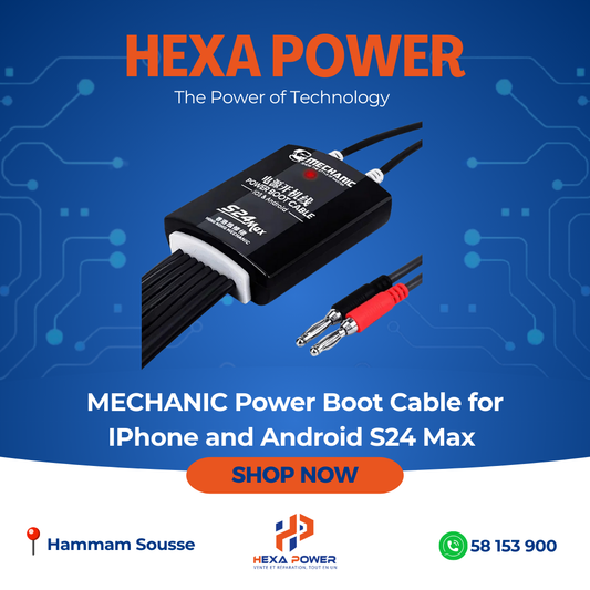 MECHANIC Power Boot Cable for IPhone and Android S24 Max - Hexa Power