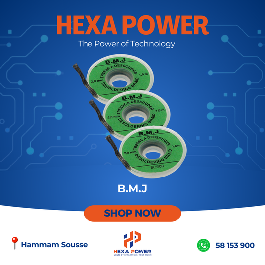 Tresse étamée ECE05 - Hexa Power