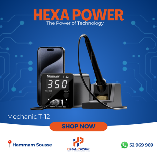 Mechanic T12 – Fer à Souder Professionnel Intelligent à Température Contrôlée