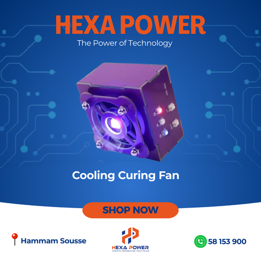 Qianli MEGA-IDEA Turbo refroidissement UV ventilateur de durcissement extracteur de fumée pour téléphone portable carte mère PCB soudure réparation outils de Dissipation thermique - Hexa Power