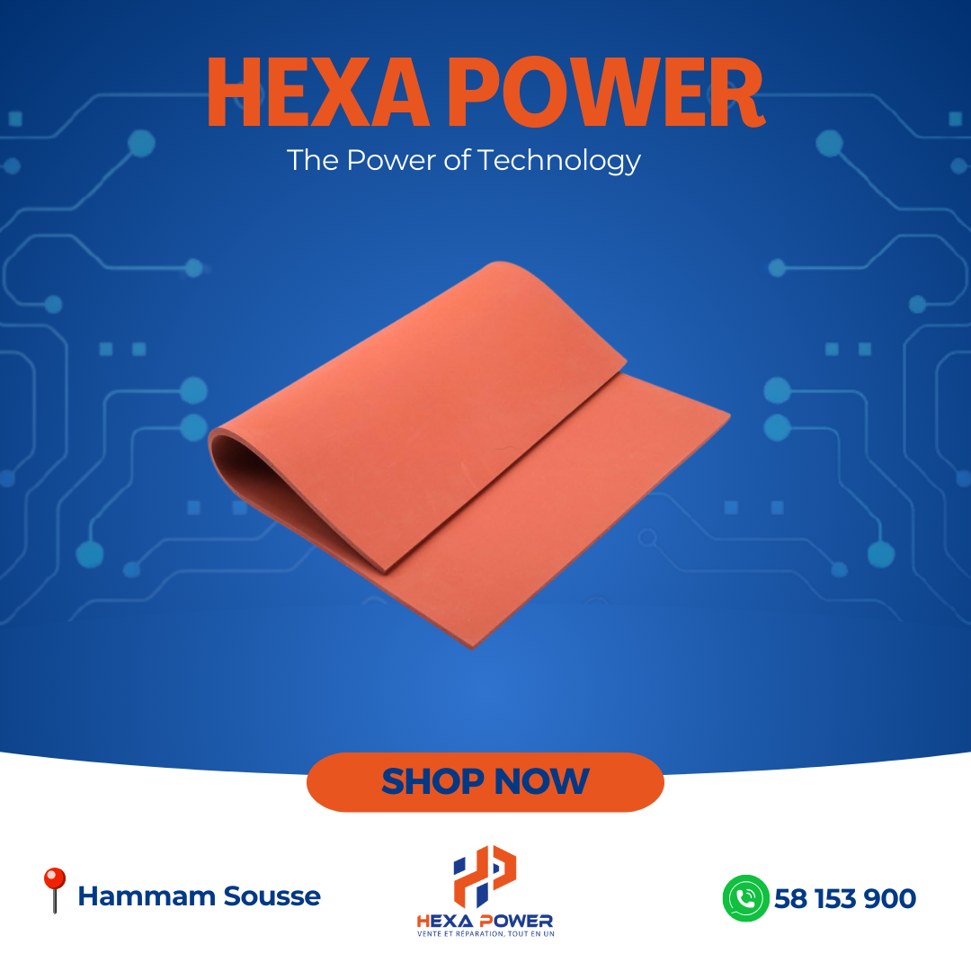Tampon en silicone haute température  (25*20*0.8cm) - Hexa Power
