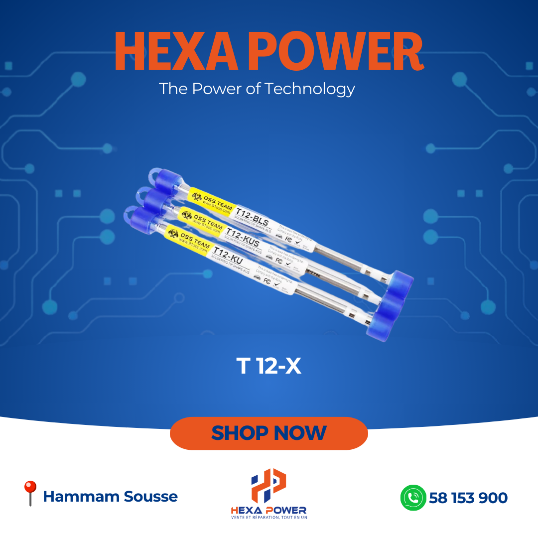 Bec Fer à souder T12-x - Hexa Power