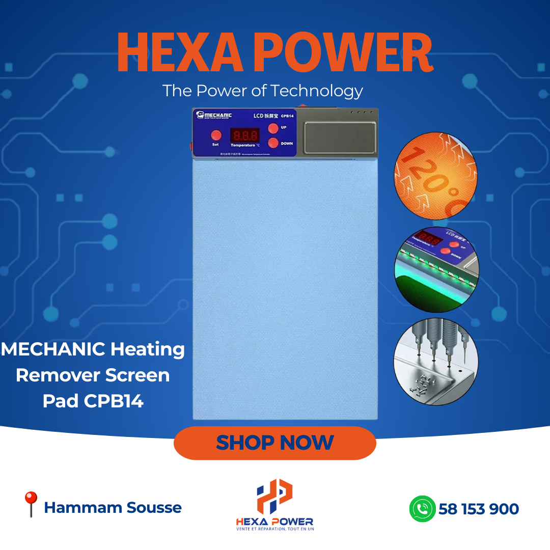 MECHANIC Heating Remover Screen Pad CPB14 - Hexa Power