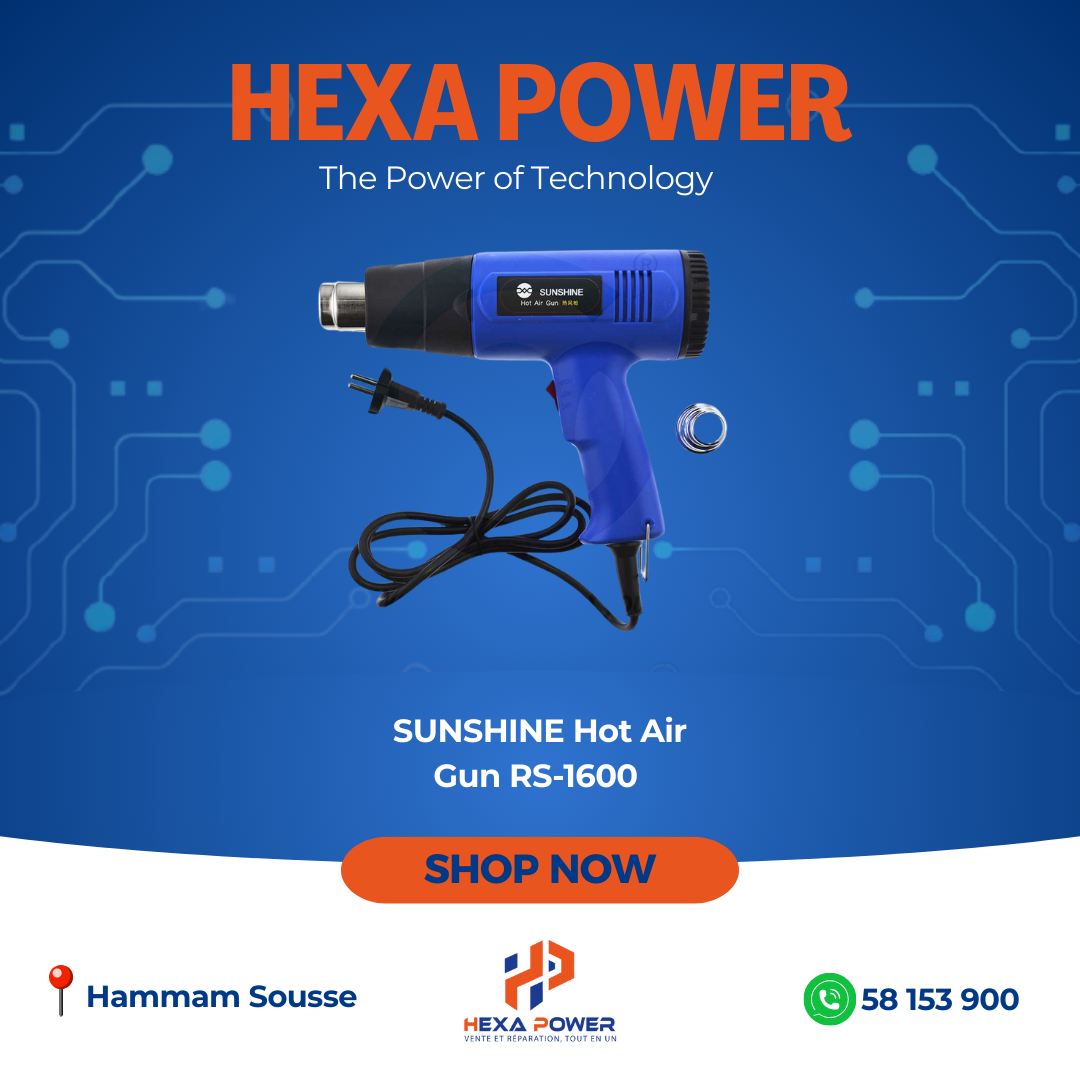 SUNSHINE Hot Air Gun RS-1600 - Hexa Power
