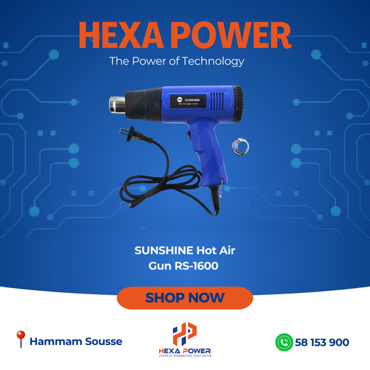 SUNSHINE Hot Air Gun RS-1600 - Hexa Power