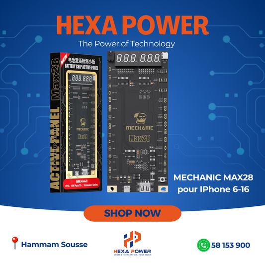 MECHANIC MAX28 pour IPhone 6-16 - Hexa Power