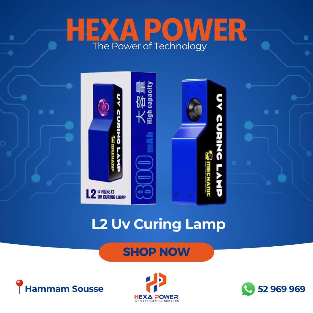 Mechanic L2 – Lampe UV Curing Professionnelle pour Résine, Colle OCA & Réparations Smartphone