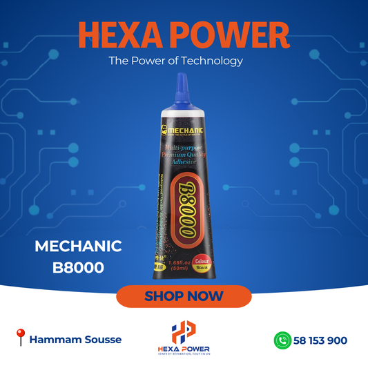 MECHANIC Multi-purpose Adhesive (50ml) B8000 - Hexa Power