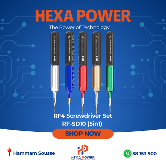 RF4 Screwdriver Set RF-SD10 (5in1) - Hexa Power