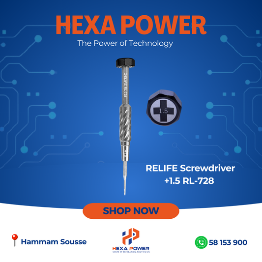 RELIFE Screwdriver +1.5 RL-728 - Hexa Power