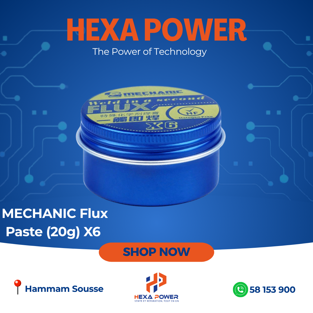 MECHANIC Flux Paste (20g) X6 - Hexa Power