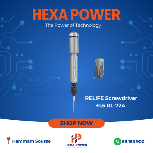 RELIFE Screwdriver +1.5 RL-724 - Hexa Power