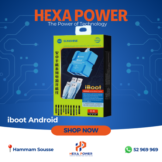 SUNSHINE IBOOT B – Câble d’alimentation Android