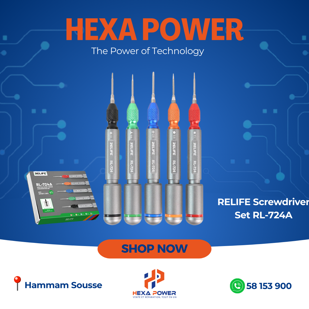 RELIFE Screwdriver Set RL-724A - Hexa Power