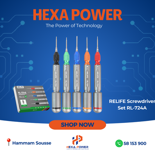 RELIFE Screwdriver Set RL-724A - Hexa Power