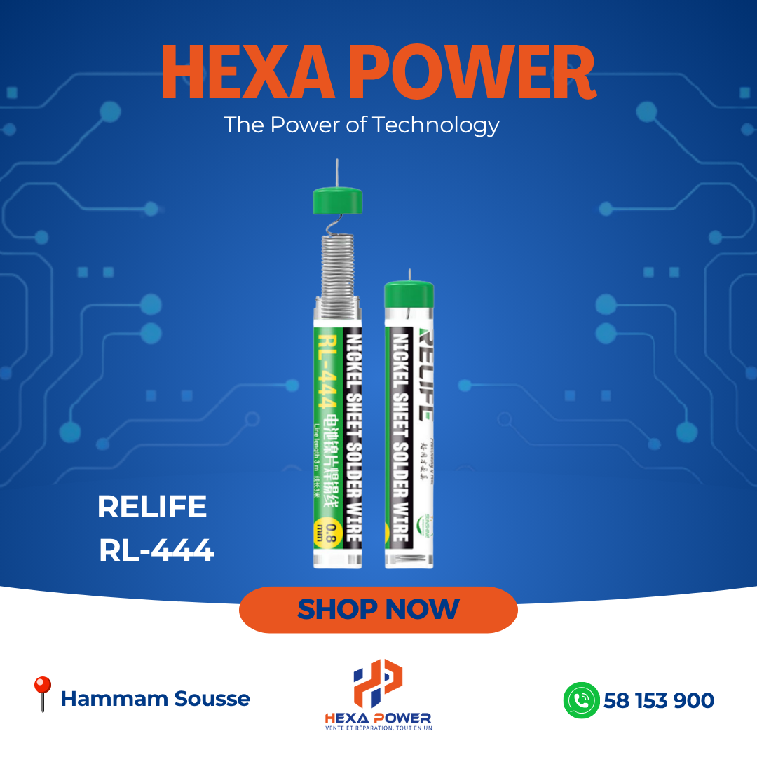 RELIFE Battery Nickel Solder Wire (0.8mm) RL-444 - Hexa Power