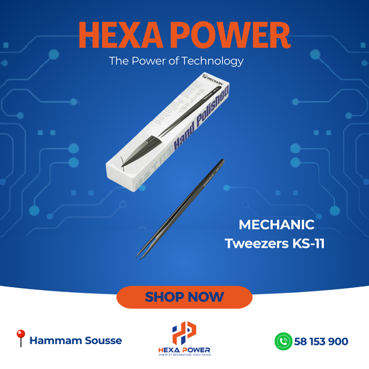 MECHANIC Tweezers KA-11/KS-11 - Hexa Power
