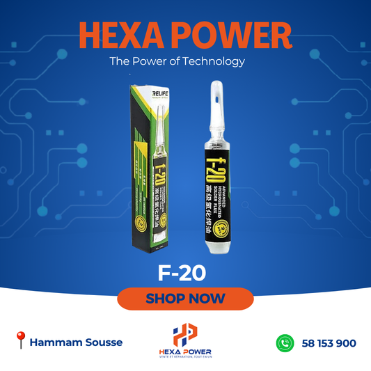 Relife F-20 Hydrogenated Solder Flux 10cc - Hexa Power