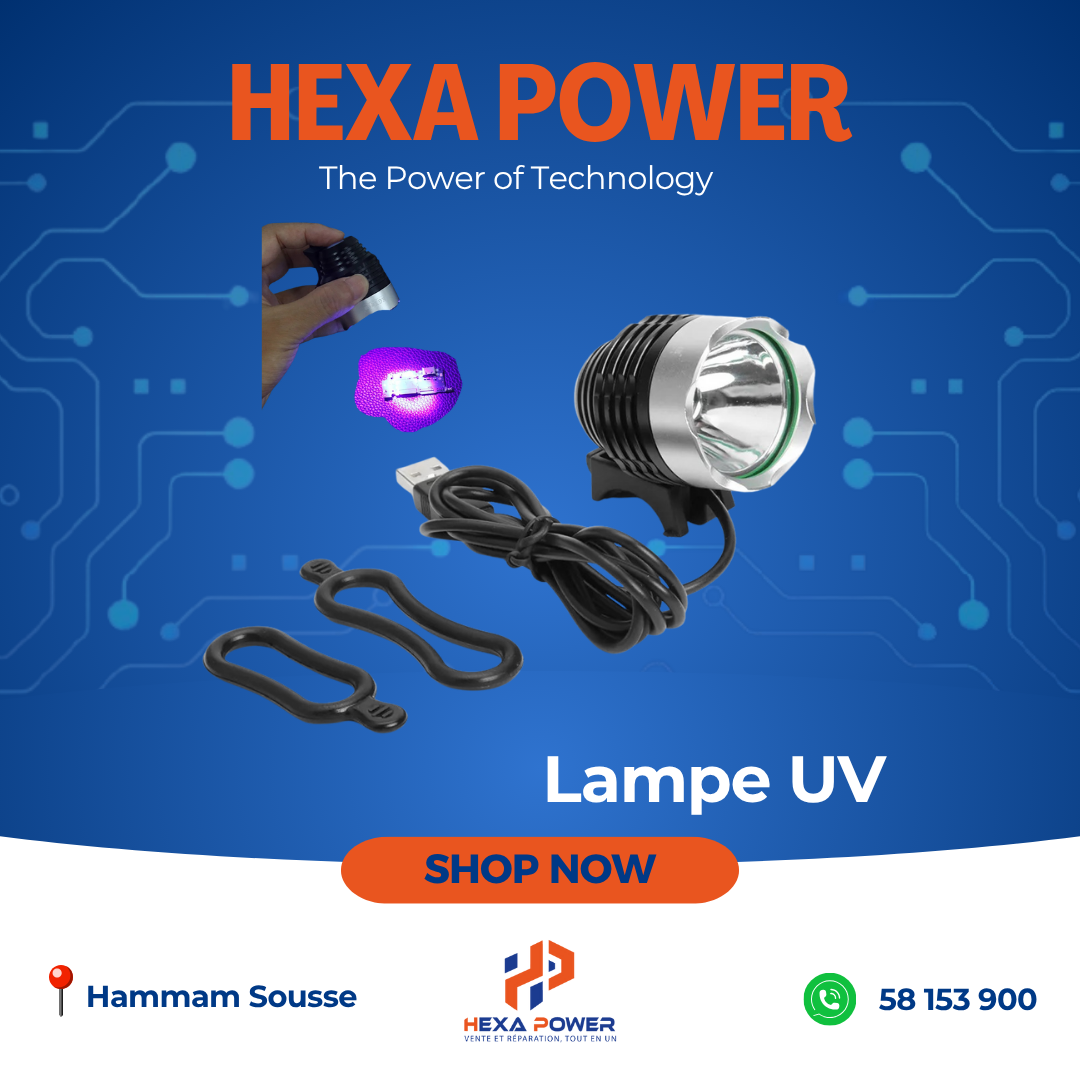 Lampe UV K338 USB - Hexa Power