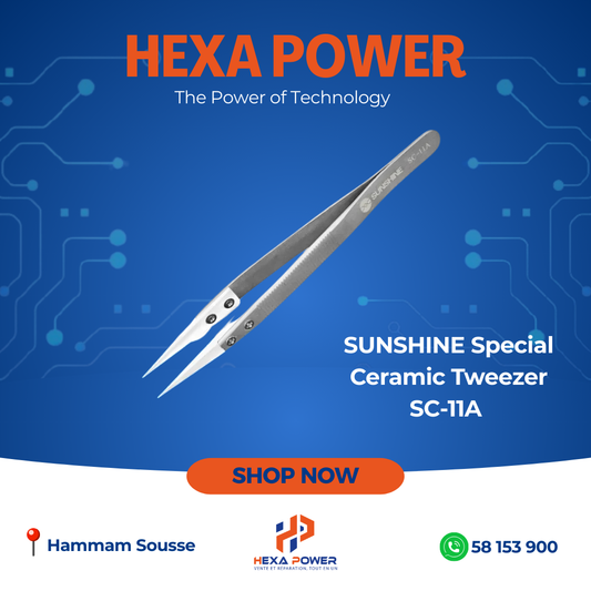 SUNSHINE Special Ceramic Tweezer SC-11A - Hexa Power