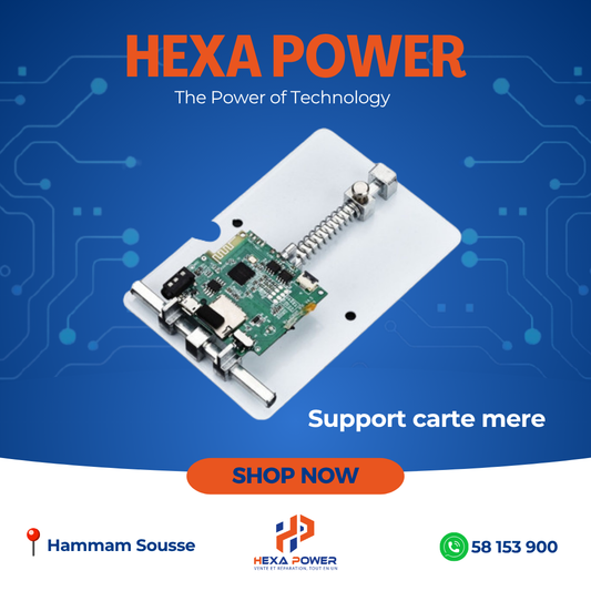 Support carte mère TE-07 – Réparation téléphone portable - Hexa Power