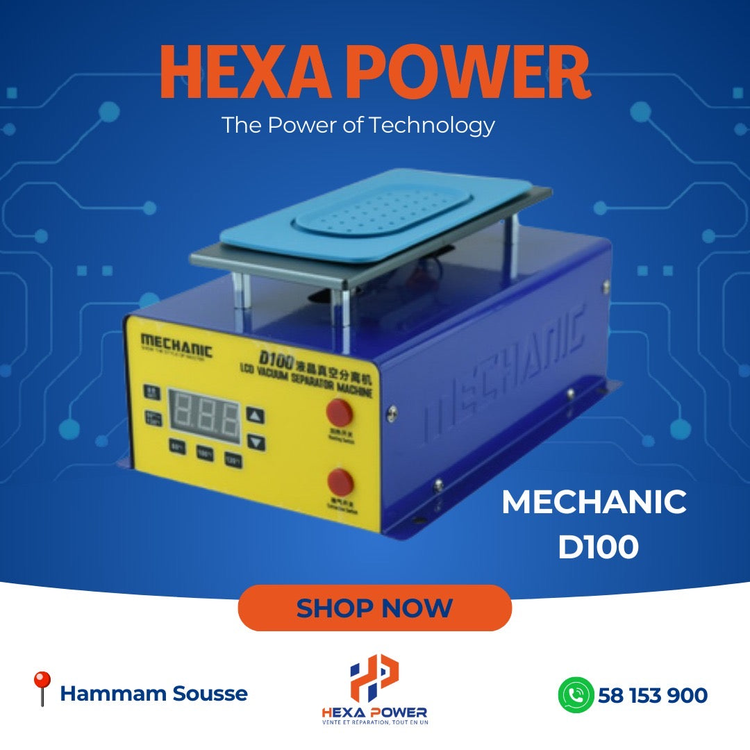 MECHANIC
Plaque Chauffante
D100 - Hexa Power