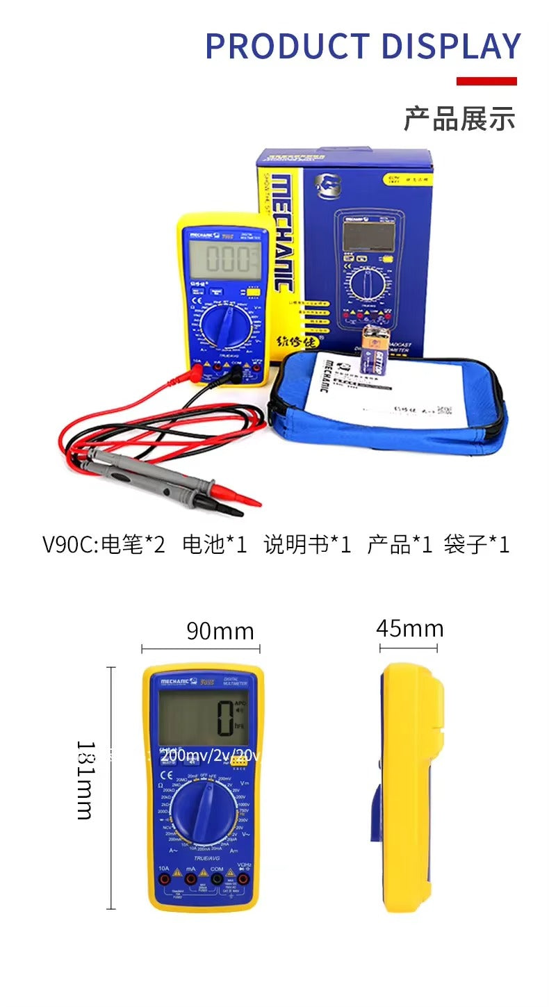 MECHANIC Multimetre V90E - Hexa Power