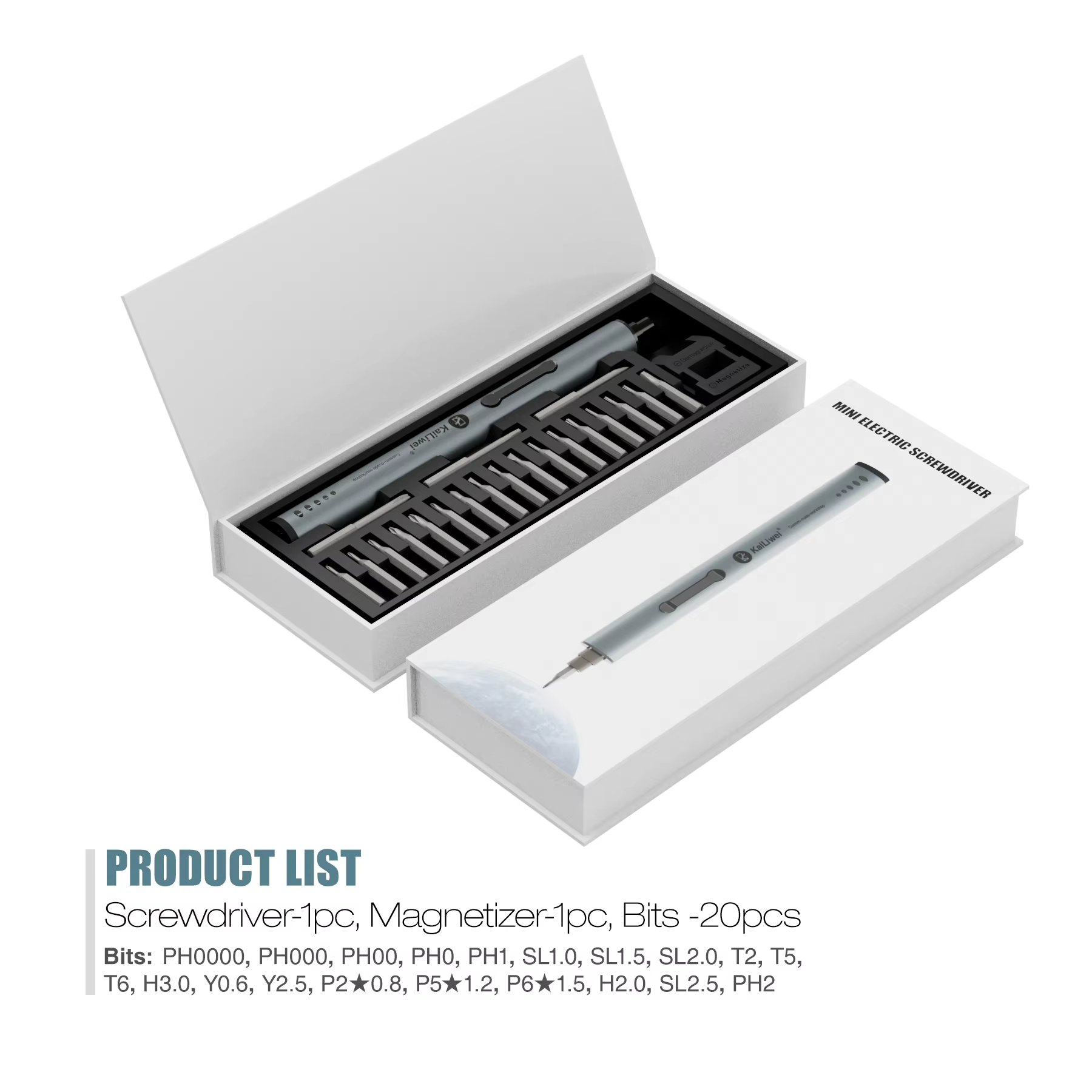 KAILIWEI Screwdriver Electric ZPJ1802A - Hexa Power