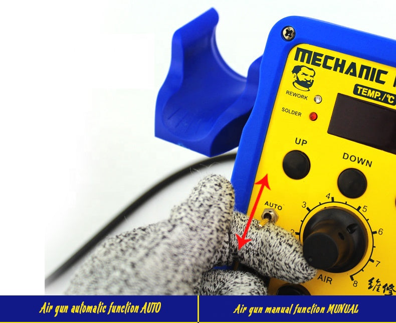 Mechanic HK-8586D Airchaud 2 en 1 - Hexa Power