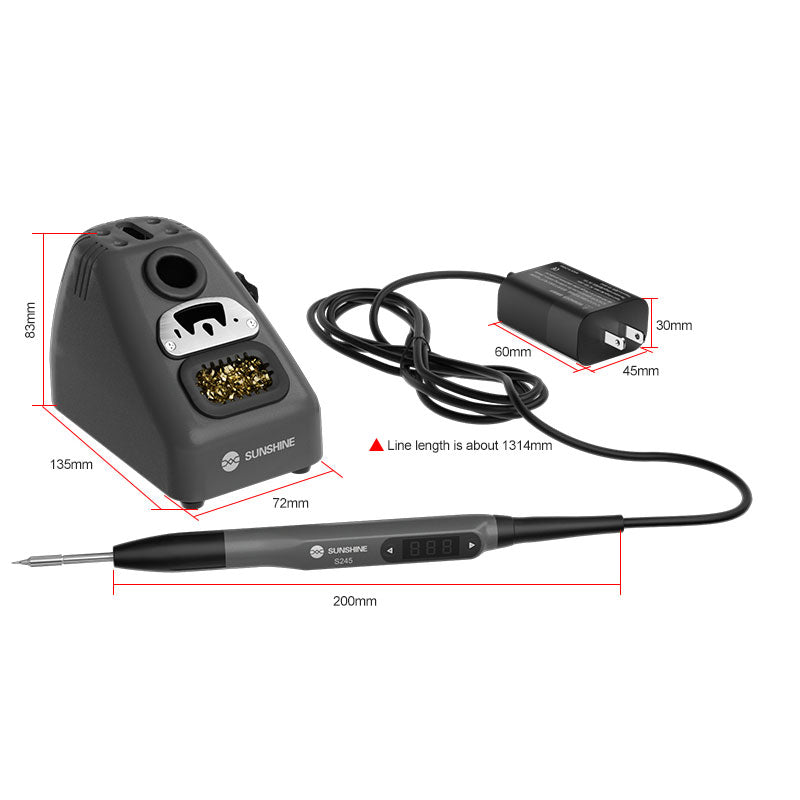 SUNSHINE S245
Smart Portable Soldering
Station - Hexa Power