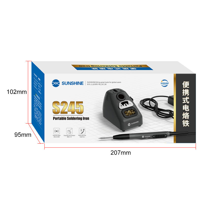 SUNSHINE S245
Smart Portable Soldering
Station - Hexa Power