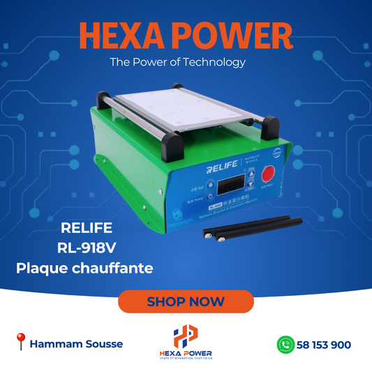 Plaque chauffante Relife RL-918V - Hexa Power