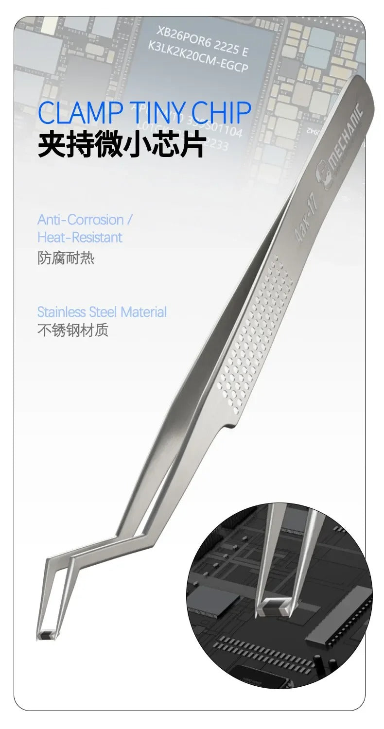 SUNSHINE Chip tin Positioning Tweezer Aax-17 - Hexa Power
