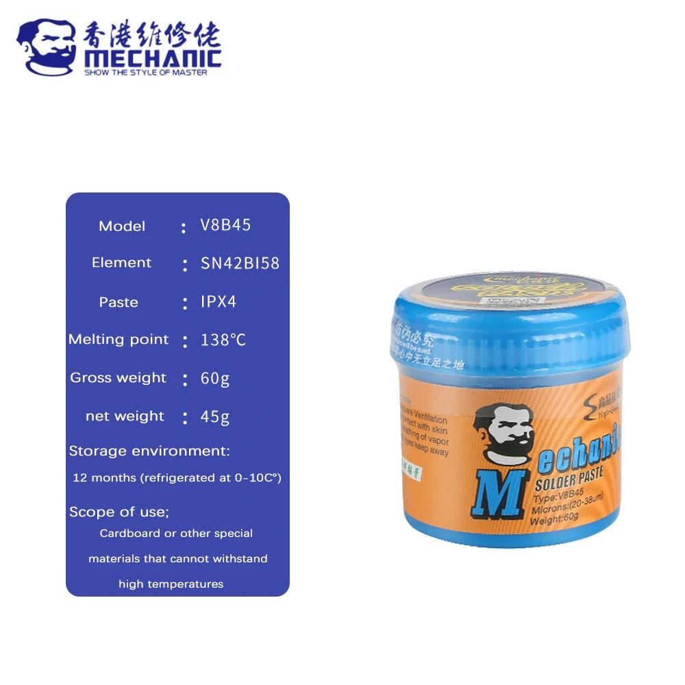 MECHANIC Solder Paste  138° - Hexa Power