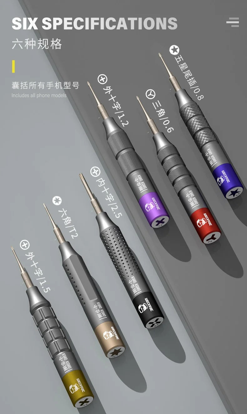 MECHANIC Mini Screwdriver Set KinKong (6+1) - Hexa Power
