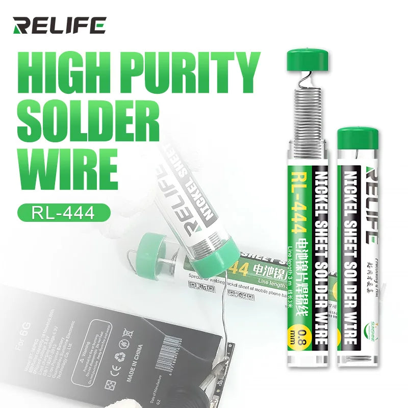 RELIFE Battery Nickel Solder Wire (0.8mm) RL-444 - Hexa Power