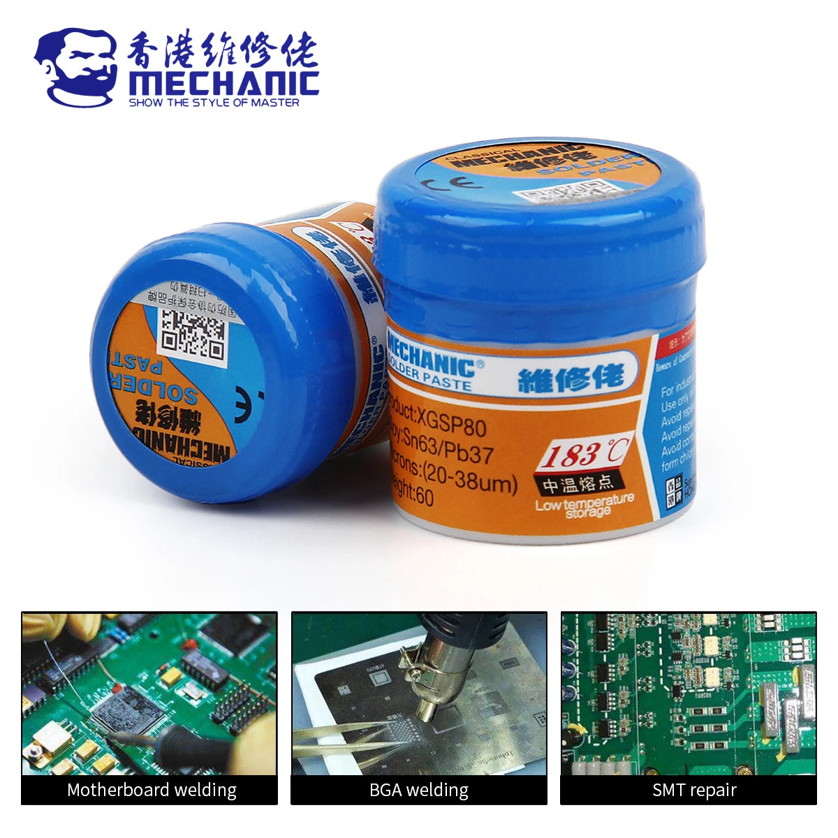MECHANIC Solder Paste Coffret 183° - Hexa Power
