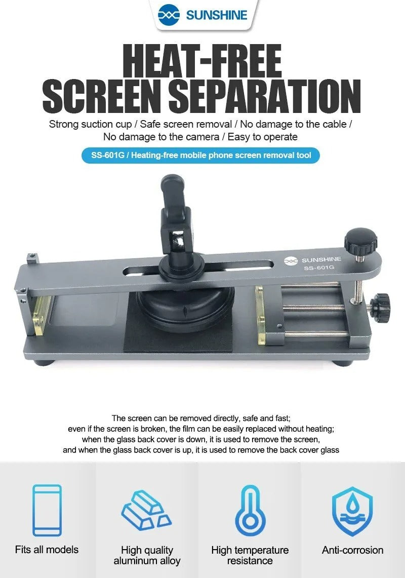 SUNSHINE Heating-Free Mobile Phone Screen Removal Tool SS-601G - Hexa Power