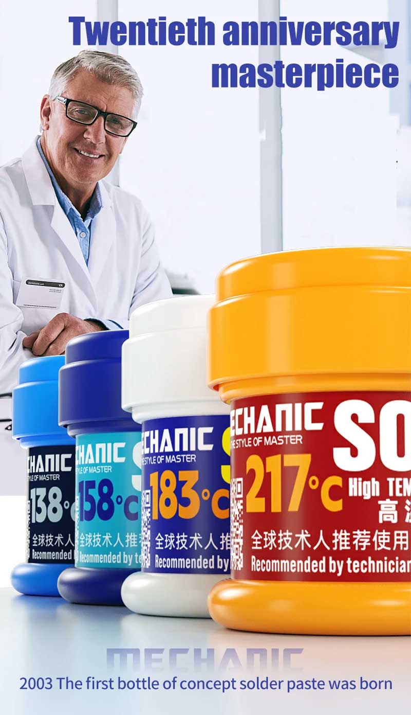 MECHANIC Solder Paste Coffret 217° - Hexa Power
