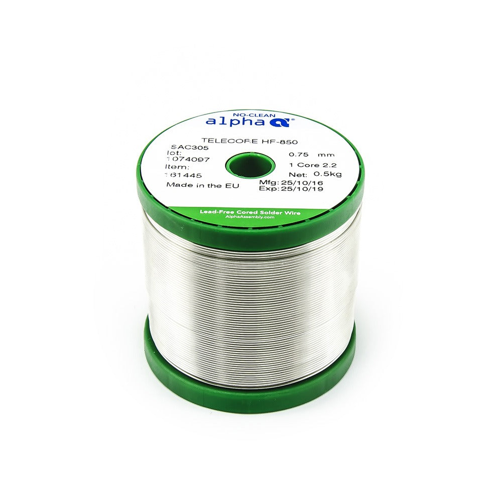Fil de soudure Alpha Fluitin 1532 sans plomb  – 1mm, 500g - Hexa Power