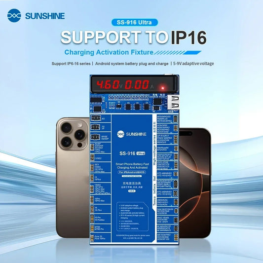 SS-916 SUNSHINE  Universelle Activation Batterie Android & iPhone 16 - Hexa Power