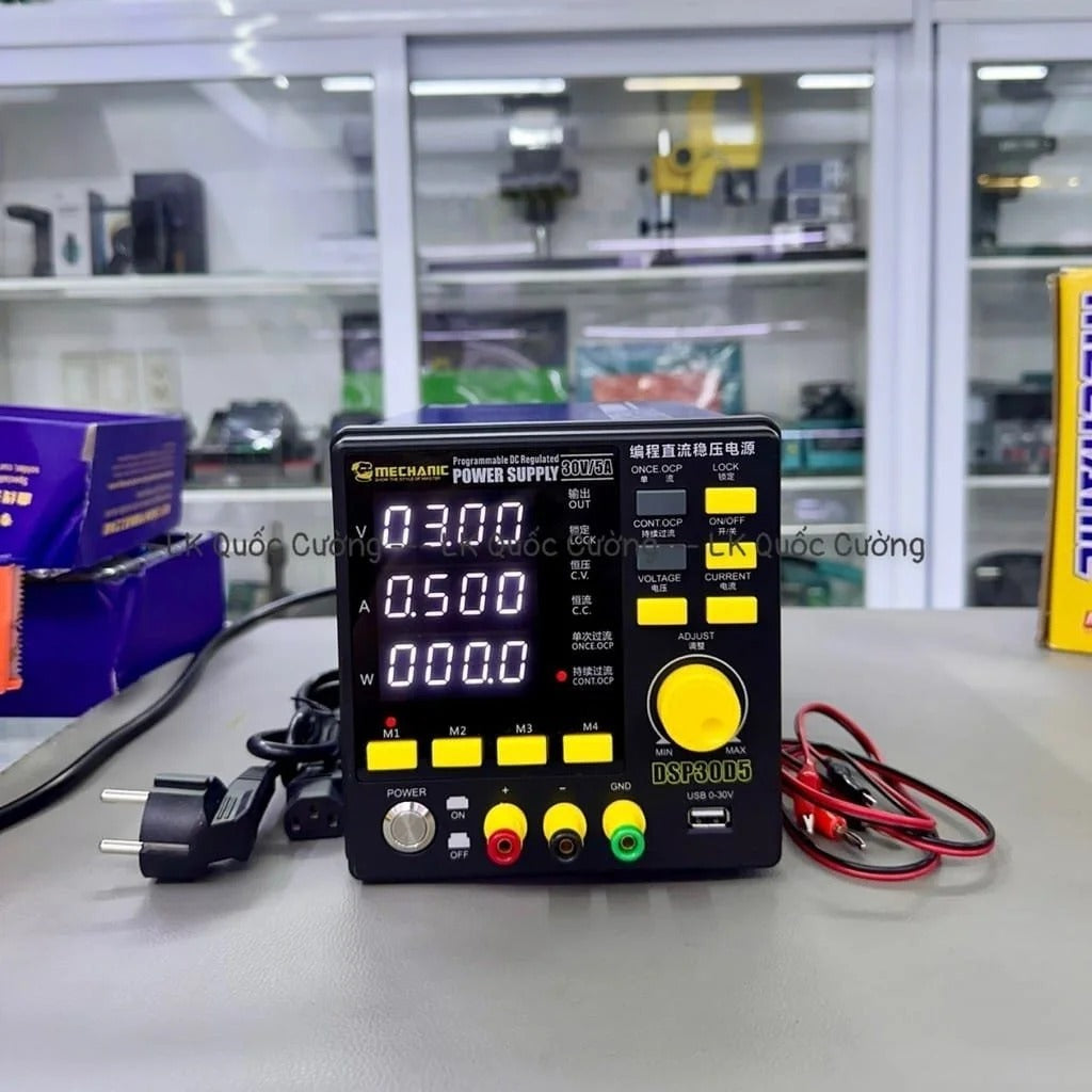 Mechanic DSP30D5 – Alimentation DC Programmable 30V / 5A Haute Précision - Hexa Power