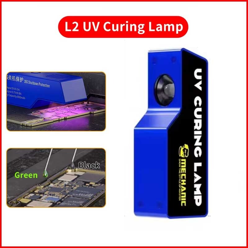 Mechanic L2 – Lampe UV Curing Professionnelle pour Résine, Colle OCA & Réparations Smartphone