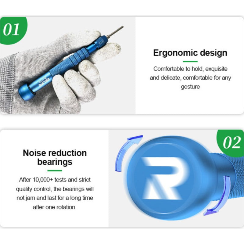 RL-725 : Tournevis de précision 6-en-1 pour réparation mobile - Hexa Power