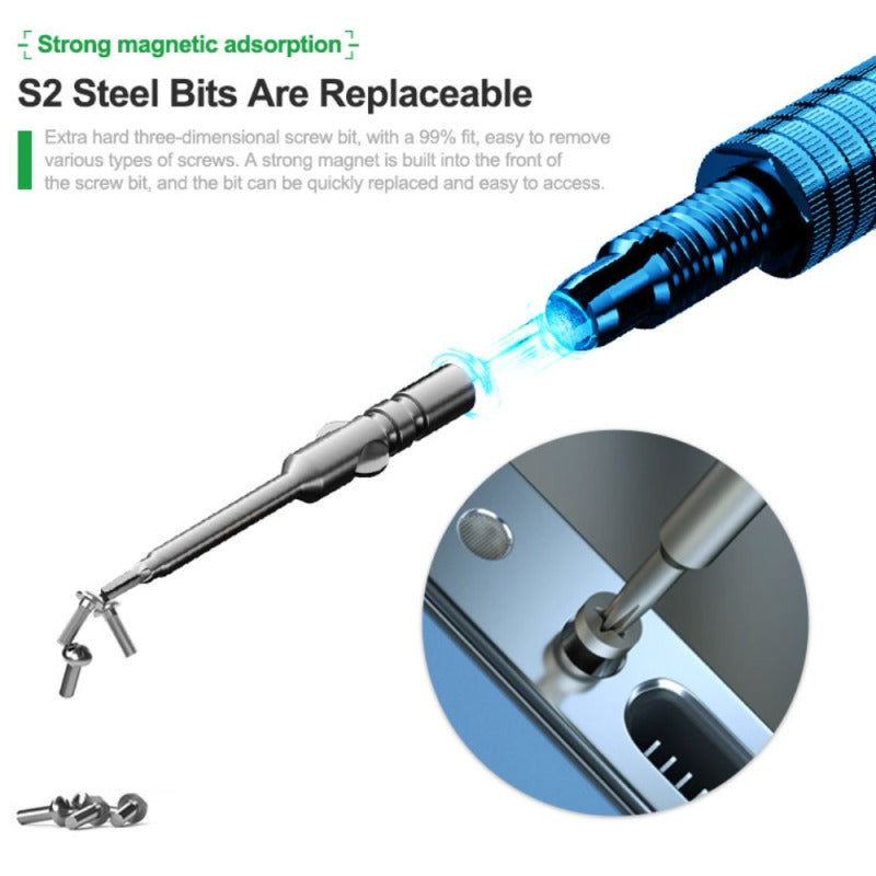 RL-725 : Tournevis de précision 6-en-1 pour réparation mobile - Hexa Power