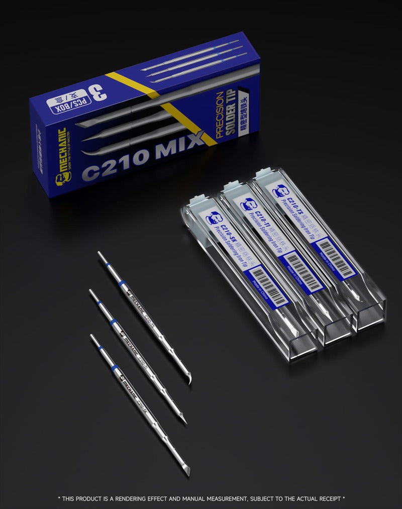 Mechanic C210 MIX 3 in 1 – Set de Pointes de Soudure de Précision IS-TS-SK