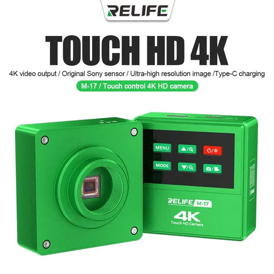 camera Relife M-17 – Caméra Microscope 4K avec Contrôle Tactile"
