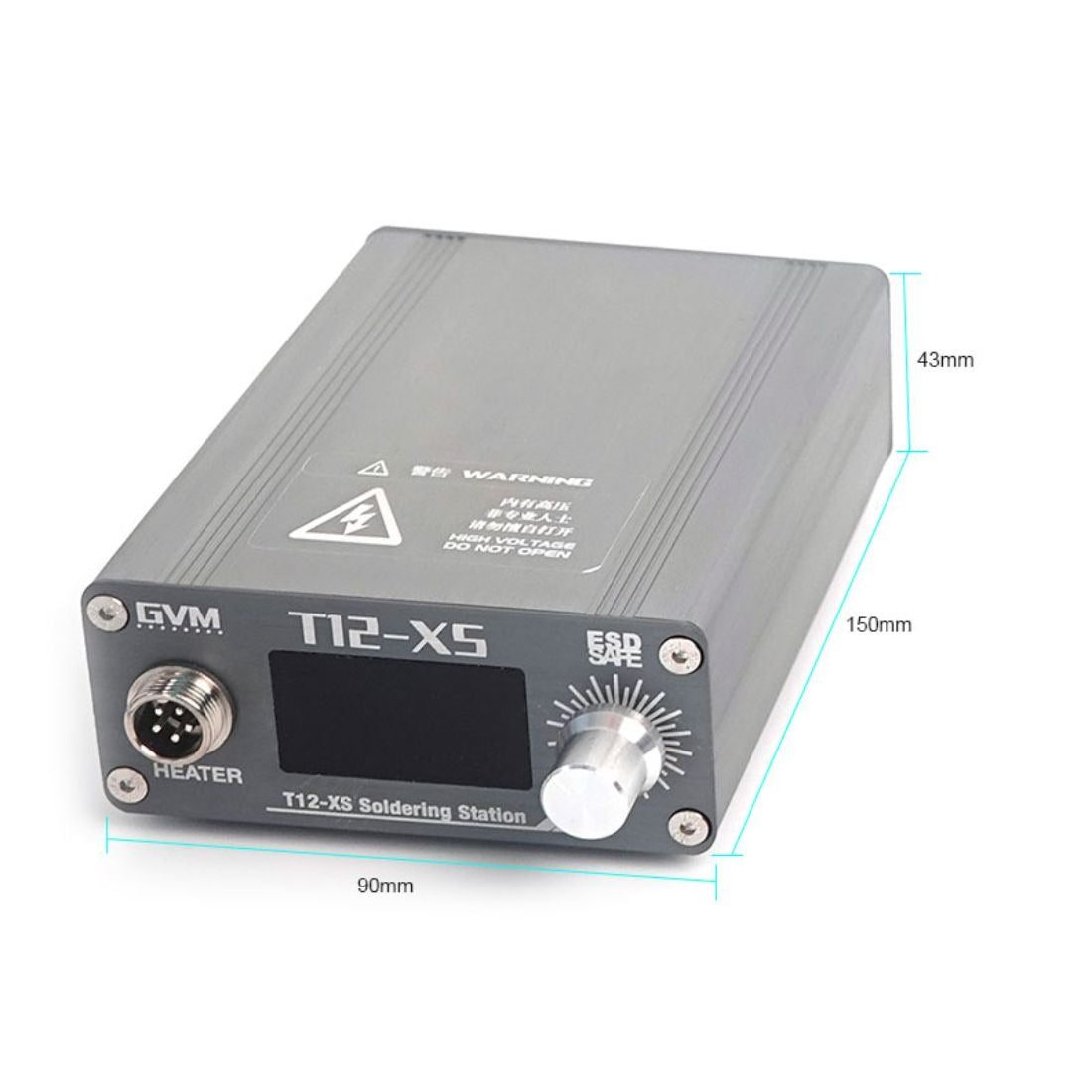 Station de soudage GVM T12-XS – Chauffage ultra-rapide et précision professionnelle