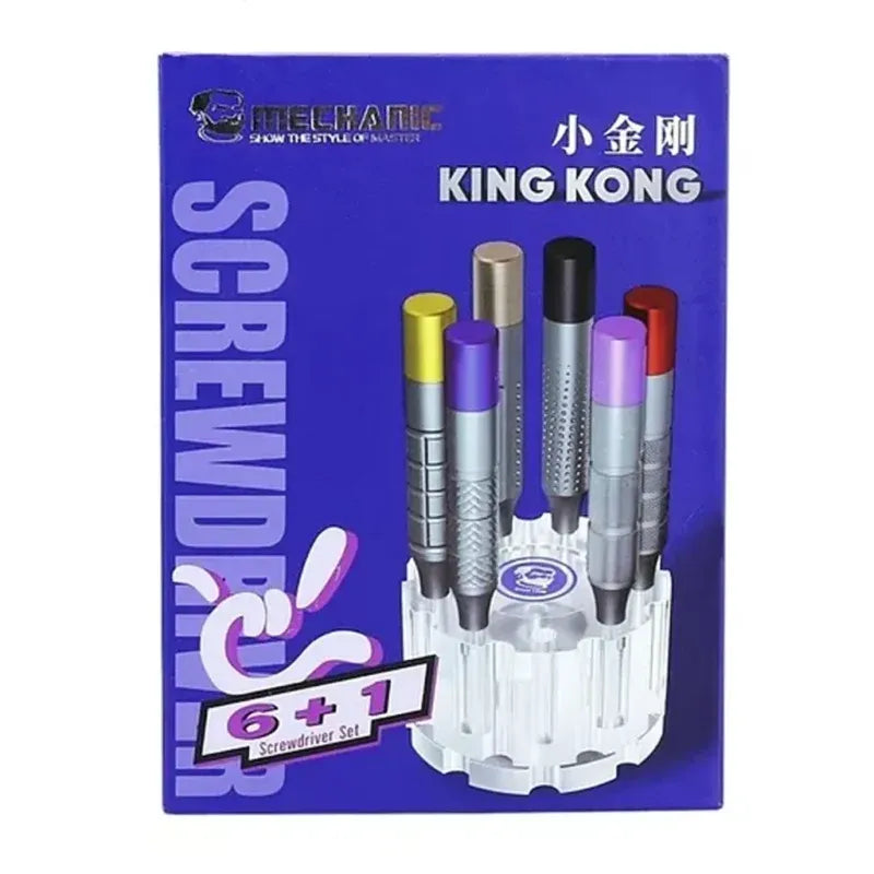MECHANIC Mini Screwdriver Set KinKong (6+1) - Hexa Power