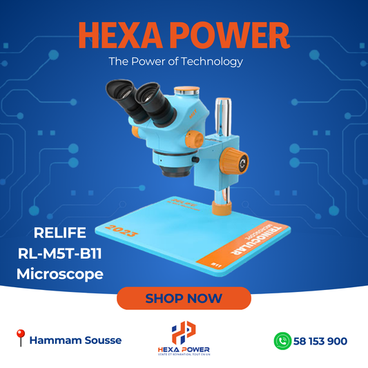 Microscope Relife RL-M5T-B11 - Hexa Power